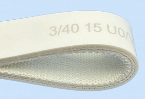 3/40 15 U0/V10 S White (AS) конвейерные ленты с покрытием (пвх, пу, силикон, эластомер) - фото