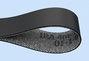 1/10 6 U1/V4 90A M Black A (DR) конвейерные ленты с покрытием (пвх, пу, силикон, эластомер) - фото